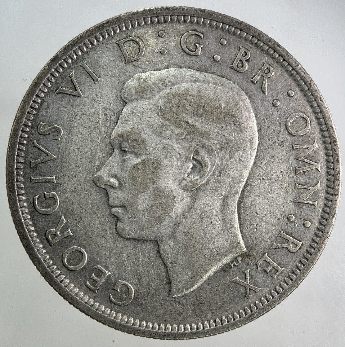 1937 George VI Half - Crown Silver Coin | Fine Collectable Grade