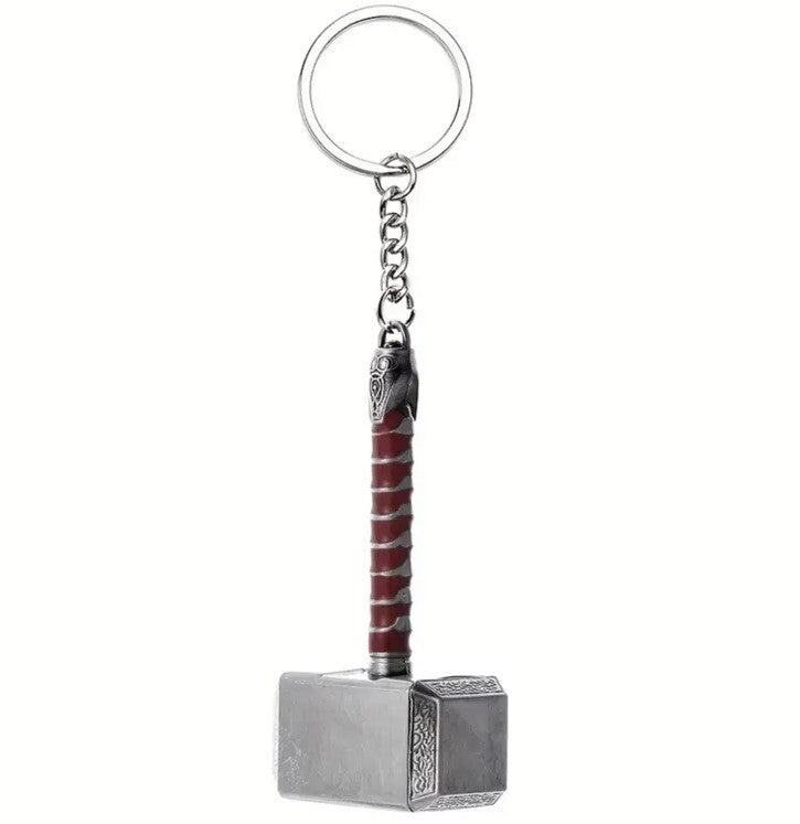 Metal Thor Hammer Shaped Bottle Opener Keyring Premium Keychain Gift UK