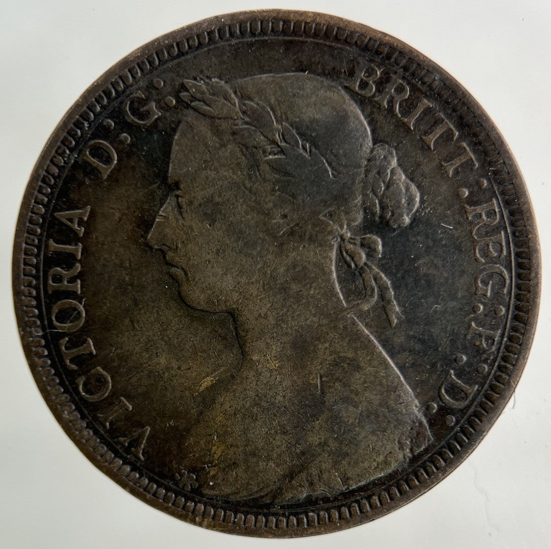 1889 Victoria Half - Penny Coin | Fine Collectable Grade