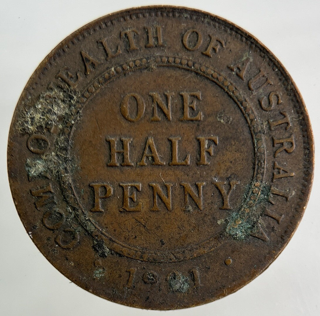 1921 Australia Half - Penny Coin | Collectable Grade