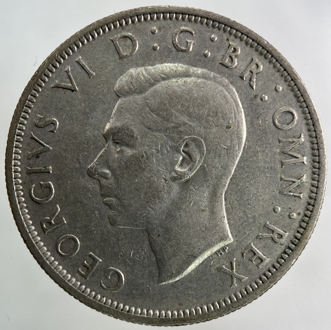1946 George VI Half - Crown Silver Coin | Fine Collectable Grade
