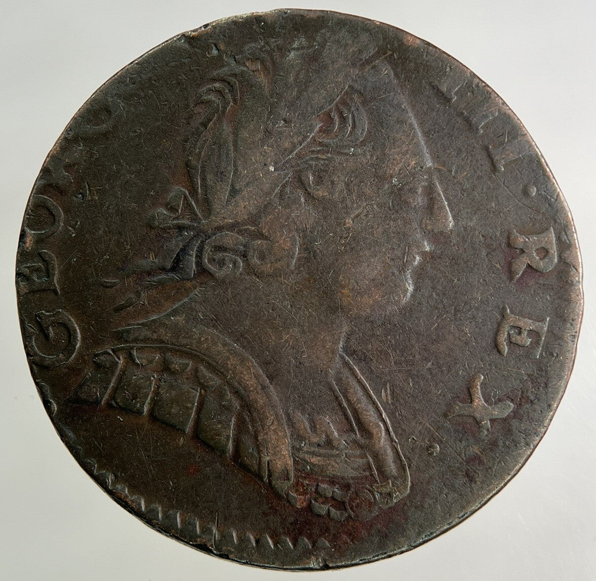 1775 George III 3rd Half - Penny Coin | Fine Collectable Grade