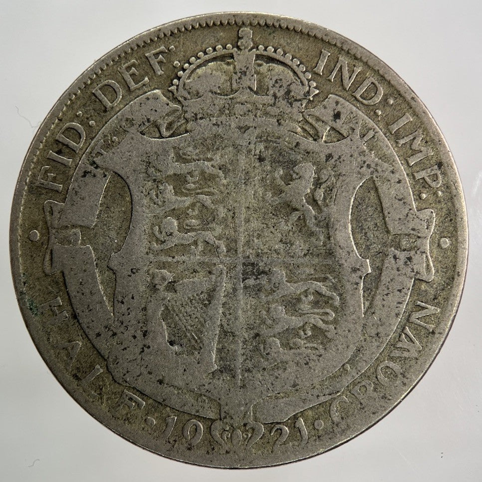 1921 George V Half - Crown Silver Coin | Collectable Grade
