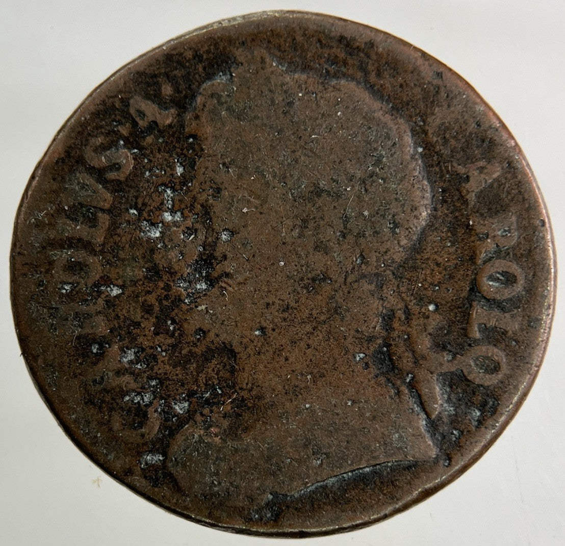 1675 Charles II 2nd Farthing Coin | Collectable Grade