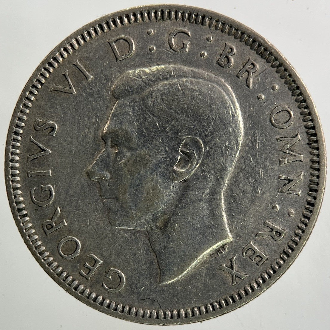 1943 George VI Shilling Silver Coin | Fine Collectable Grade