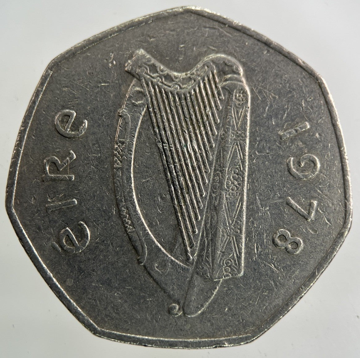 1978 Irish Ireland 50p Fifty Pence Coin | Collectable Grade
