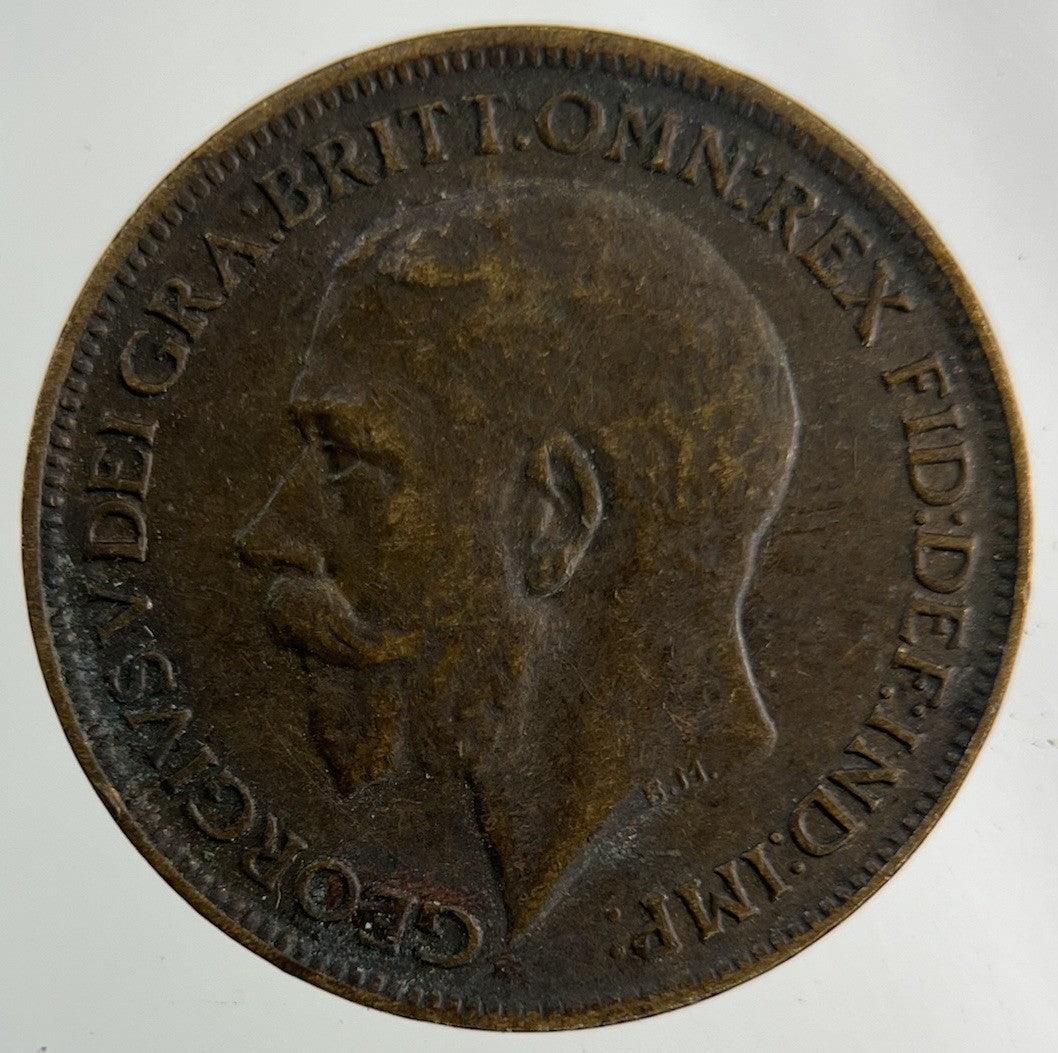 1918 George V Farthing Coin | Collectable Grade