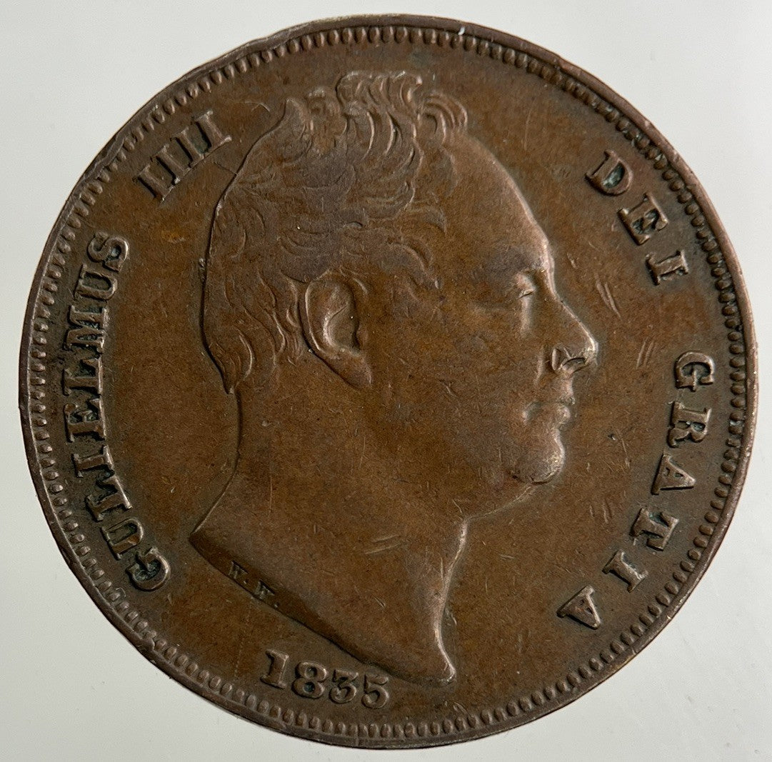 1835 William IV Farthing Coin | Fine Collectable Grade