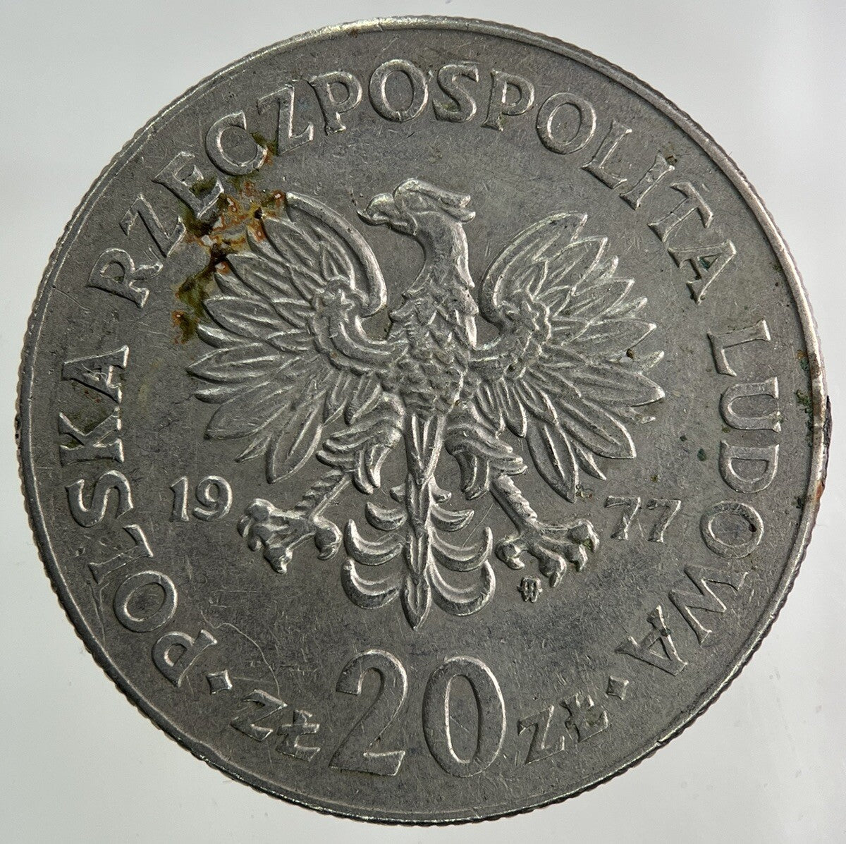 1977 Poland 20 Zloty Coin | Fine Collectable Grade
