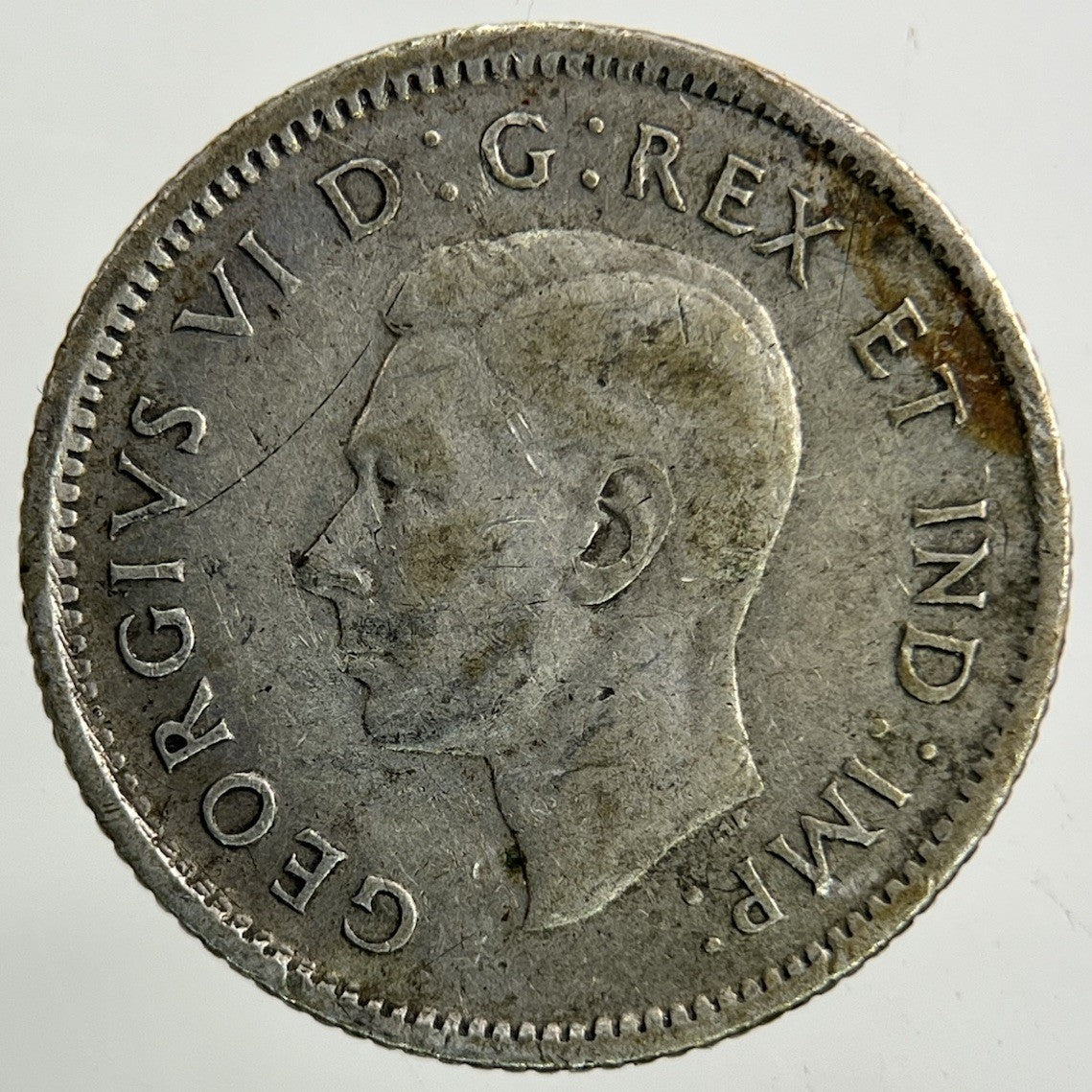 1943 Canada 10 Cents Silver Coin | Collectable Grade
