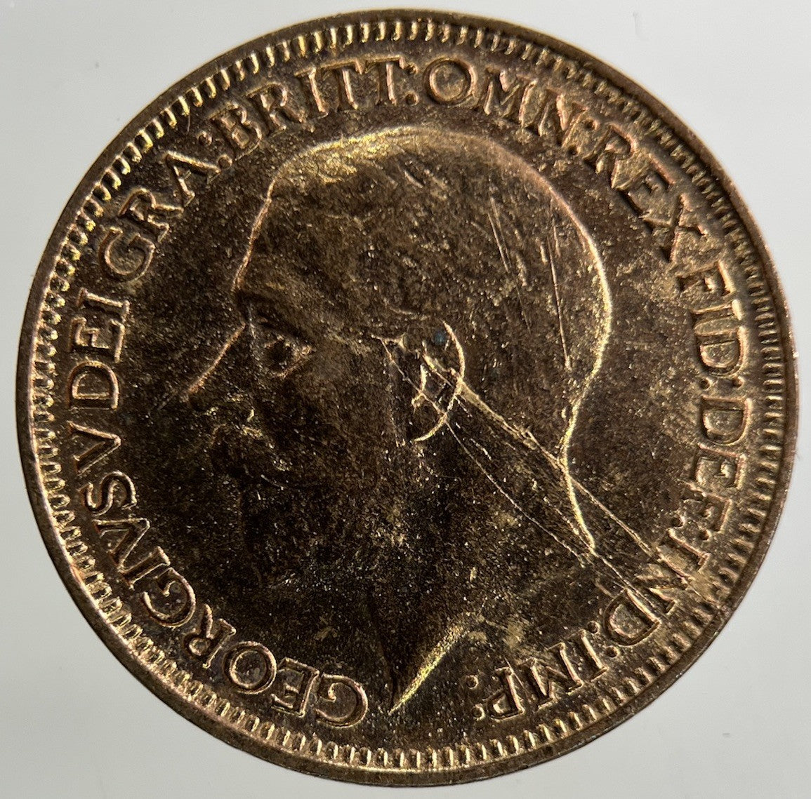 1926 George V Farthing Coin | Fine Collectable Grade