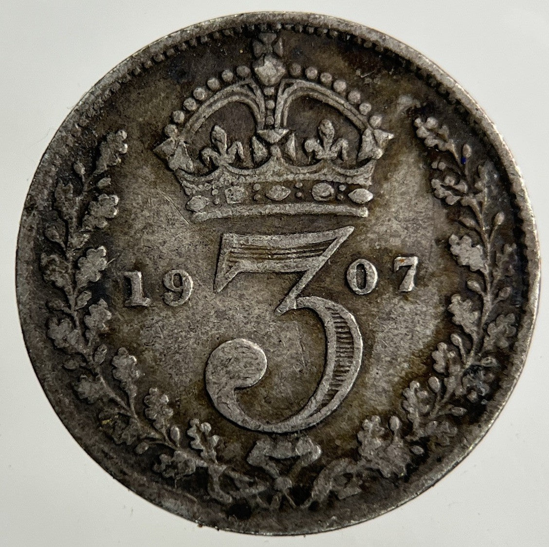 1907 Edward VII Threepence Silver Coin | Fine Collectable Grade
