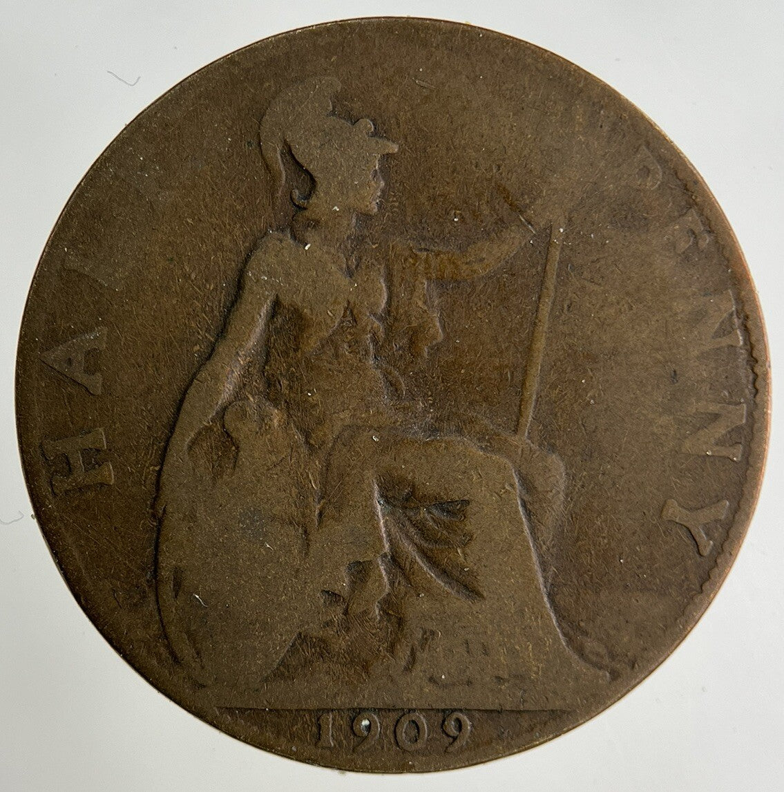 1909 Edward VII Half - Penny Coin | Collectable Grade