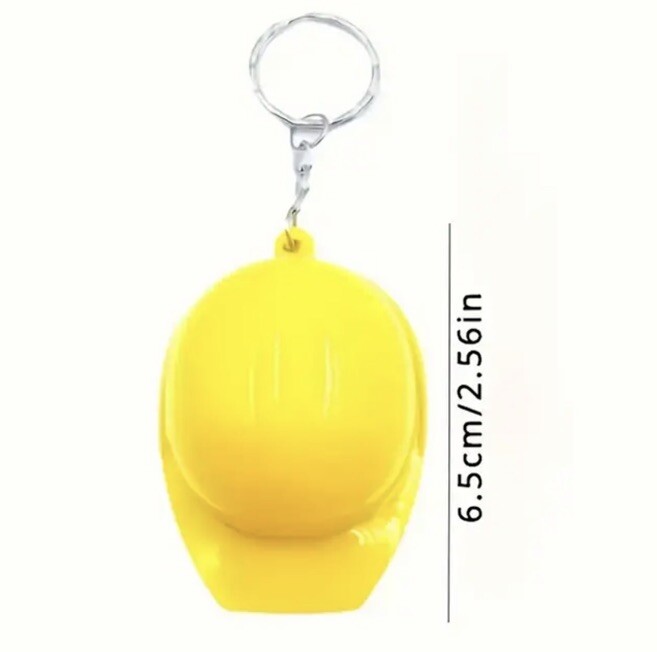 Construction Worker Builders Hat Bottle Opener Keyring Premium Keychain Gift UK