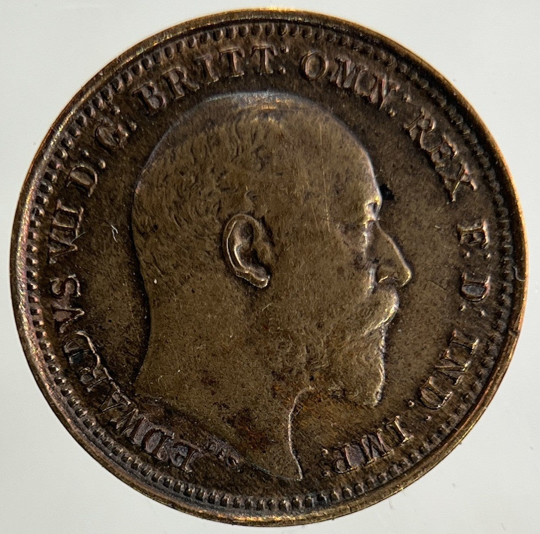 1902 Edward VII One Third 1/3 Farthing Coin | Very High Grade