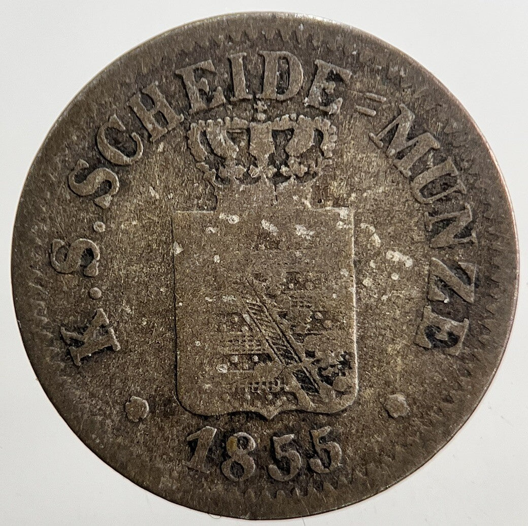 1855 1 Neu Groschen Germany Silver Coin | Collectable Grade | a5372