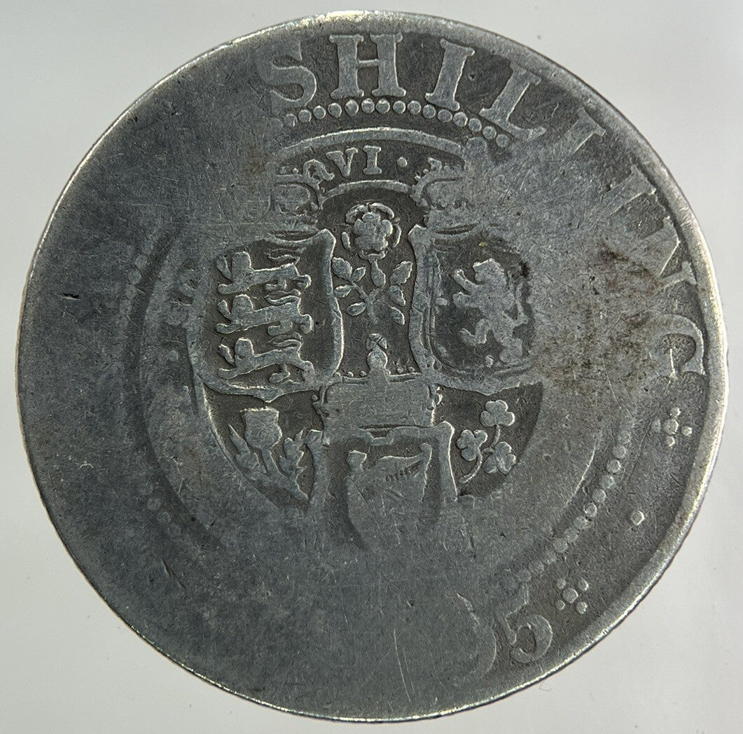 1895 Victoria One Shilling Silver Coin | Collectable Grade
