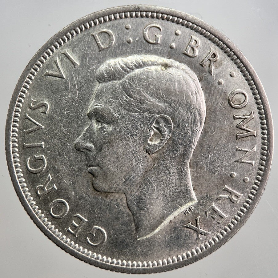 1941 George VI Half - Crown Silver Coin | Fine Collectable Grade | a8073