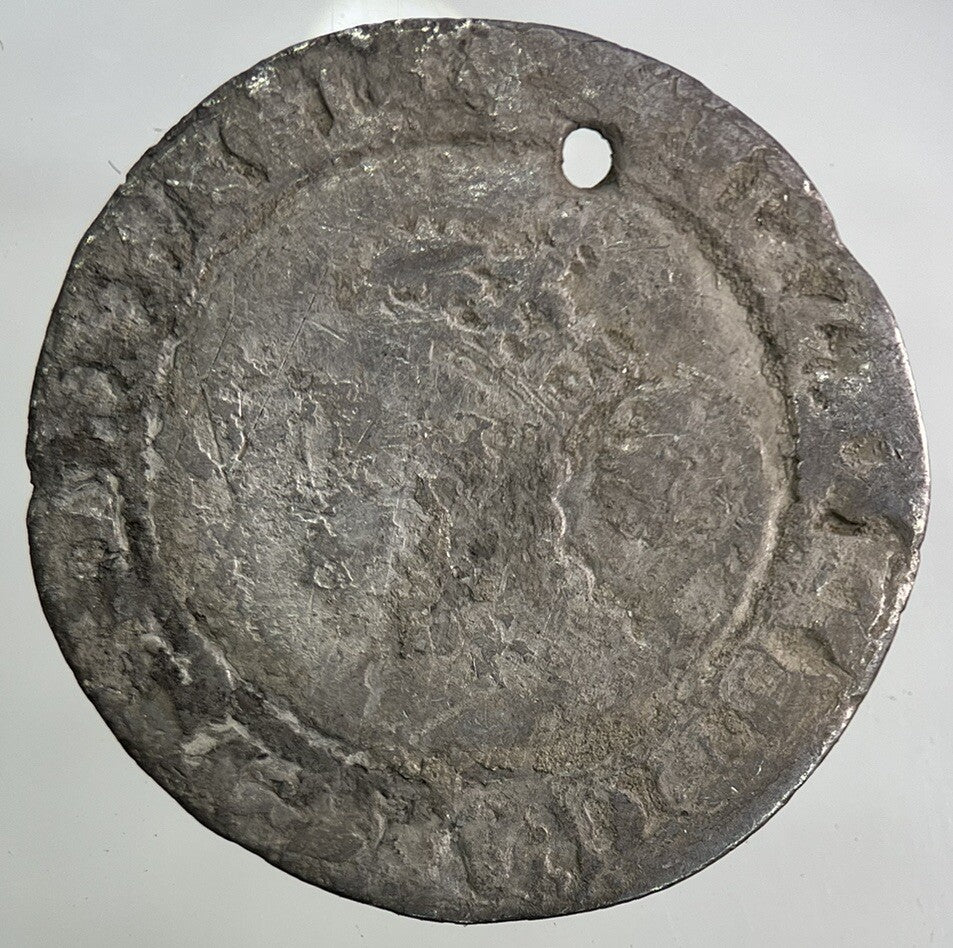 1573 Elizabeth I 1st Sixpence Hammered Silver Coin | Collectable Grade