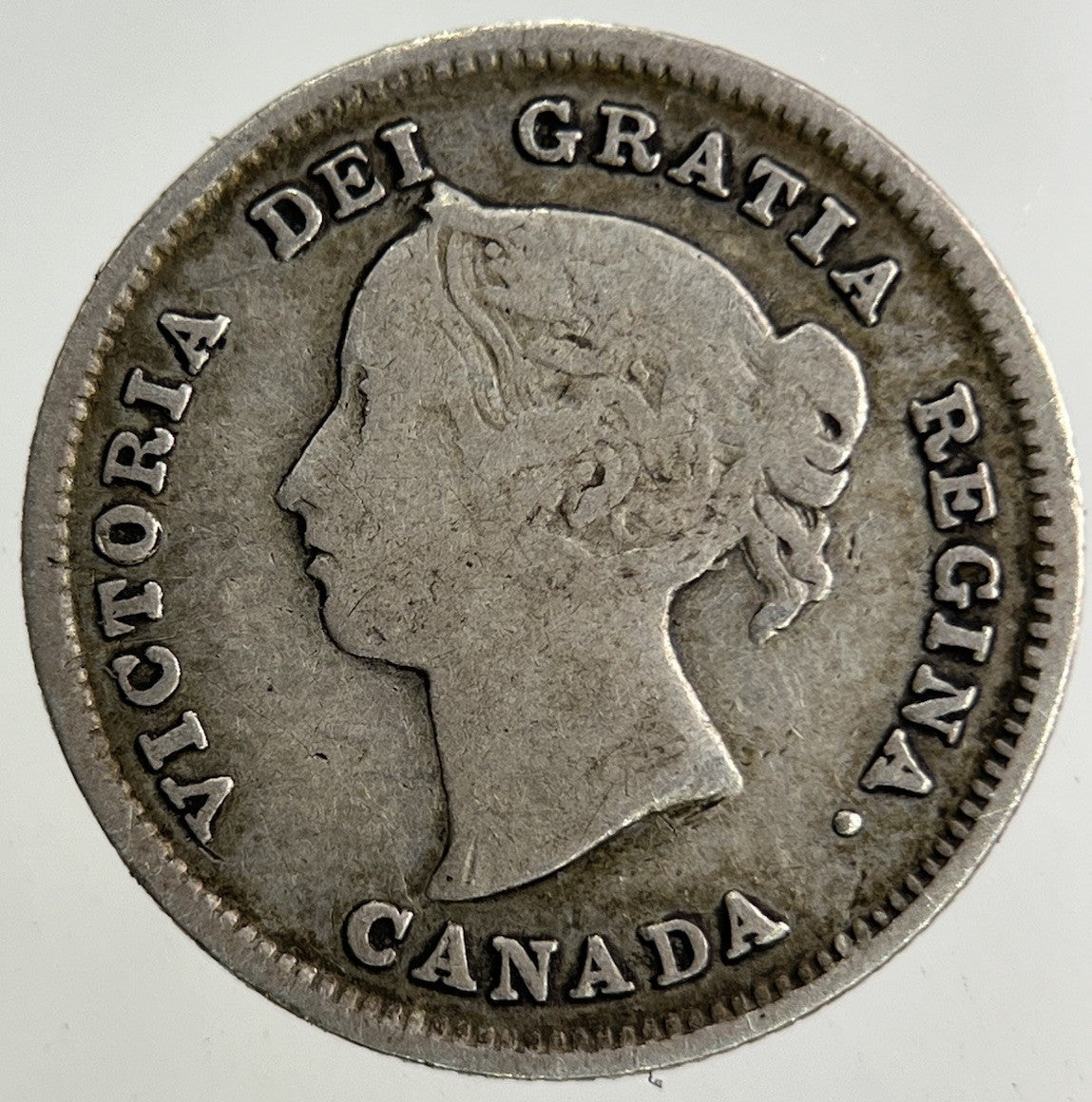 1891 Canada 5 Cents Silver Coin | Collectable Grade