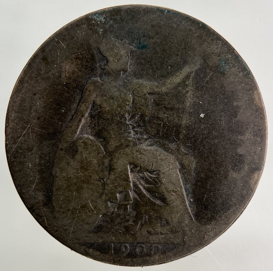 1900 Victoria Half - Penny Coin | Fair Grade