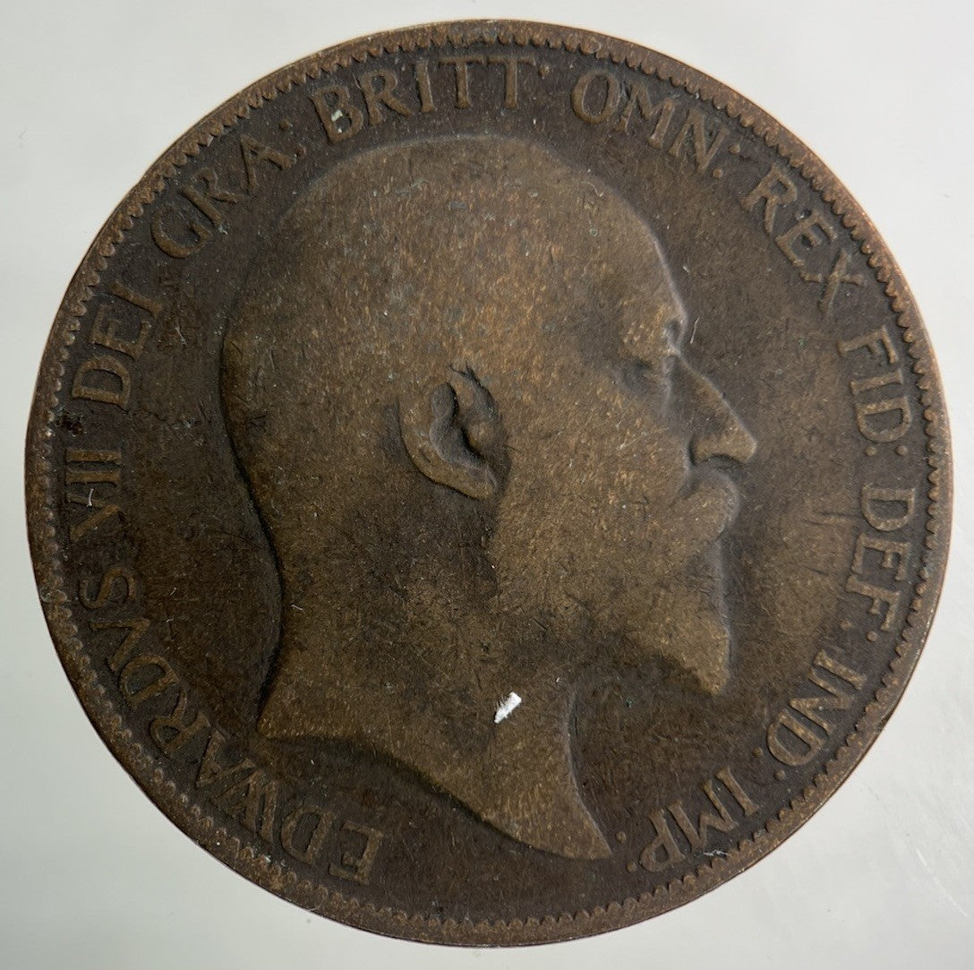 1906 Edward VII One Penny Coin | Collectable Grade