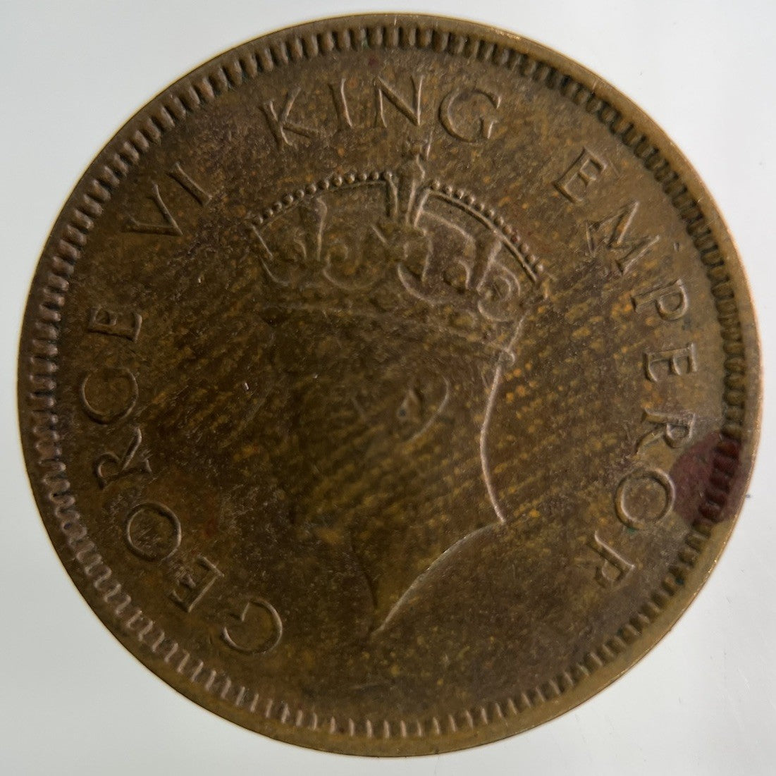1939 India Quarter 1/4 Anna Coin | Fine Collectable Grade