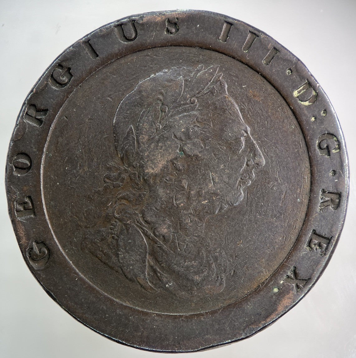 1797 George III 3rd Cartwheel Two - Pence Coin | Collectable Grade