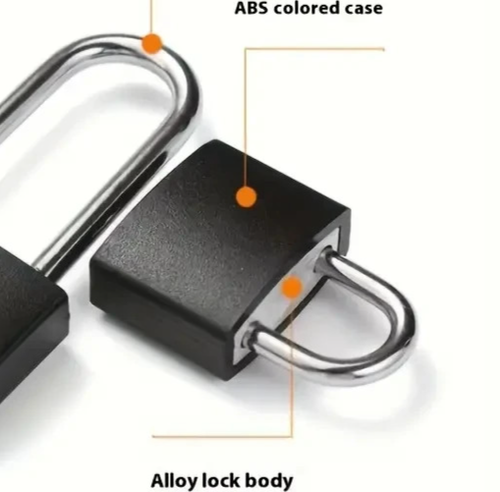 x2 Pink Small Metal Security Lock Luggage Case Padlock Backpack Lock UK Stock