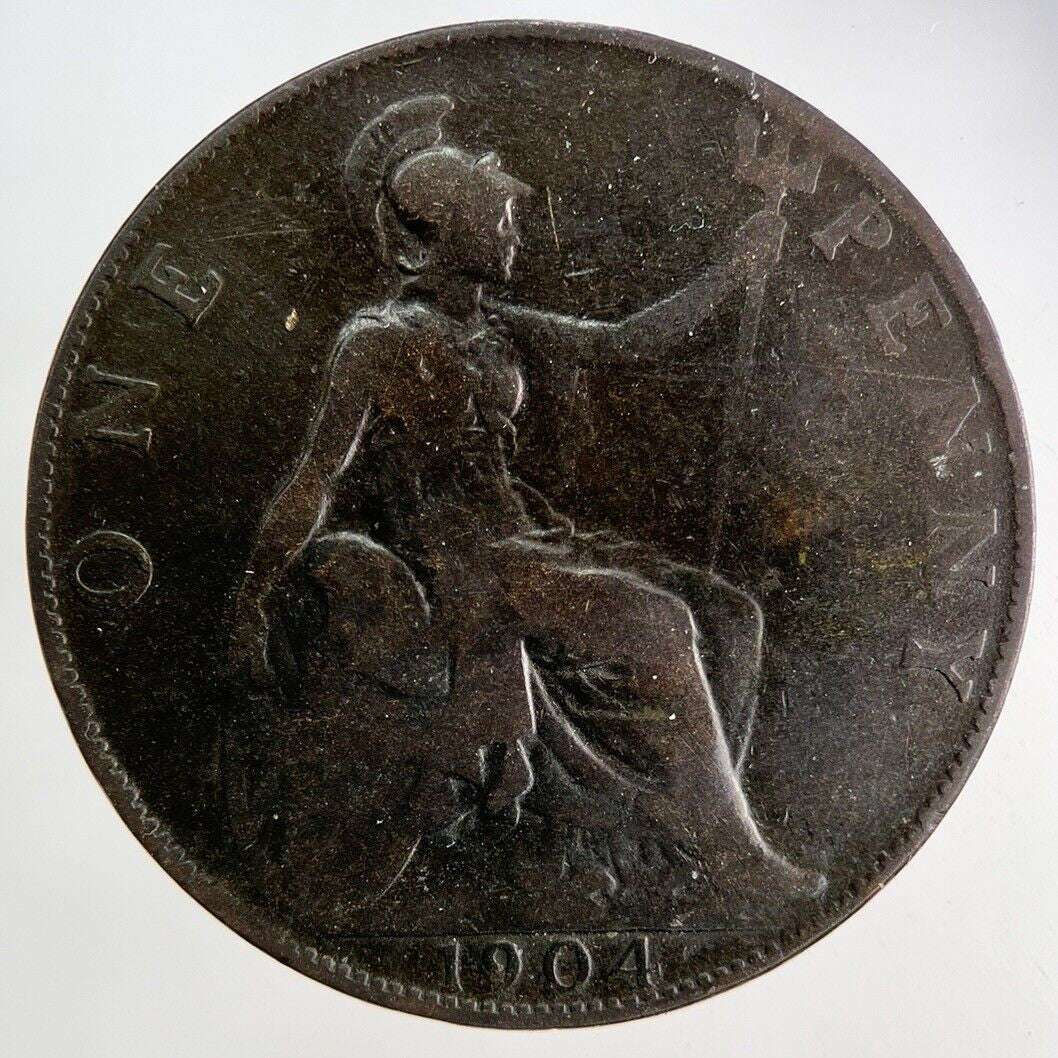 1904 Edward VII One Penny Coin | Collectable Grade