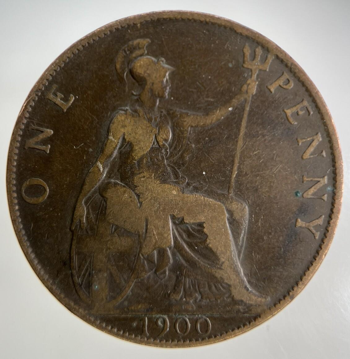 1900 Victoria One Penny Coin | Collectable Grade