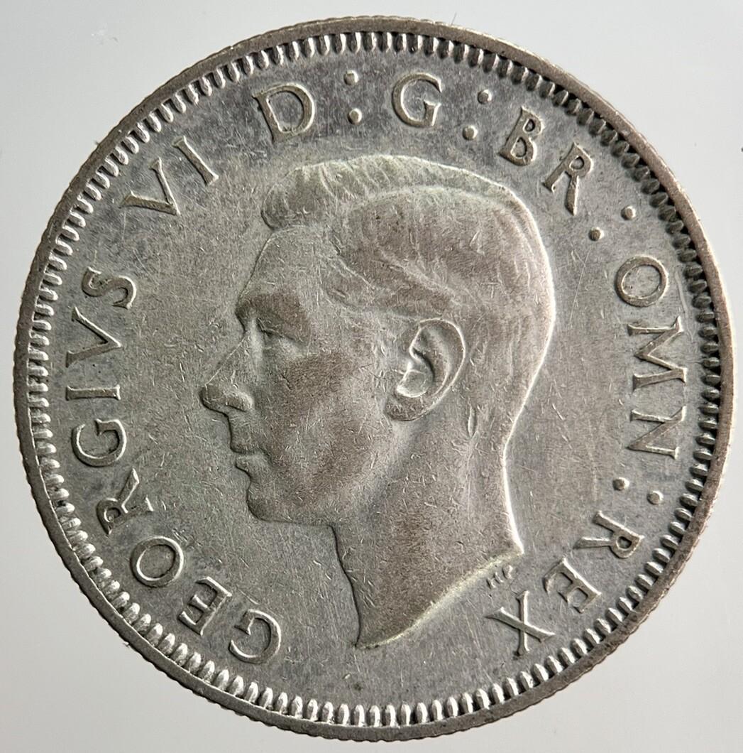 1944 George VI Shilling Silver Coin | Fine Collectable Grade | a3227