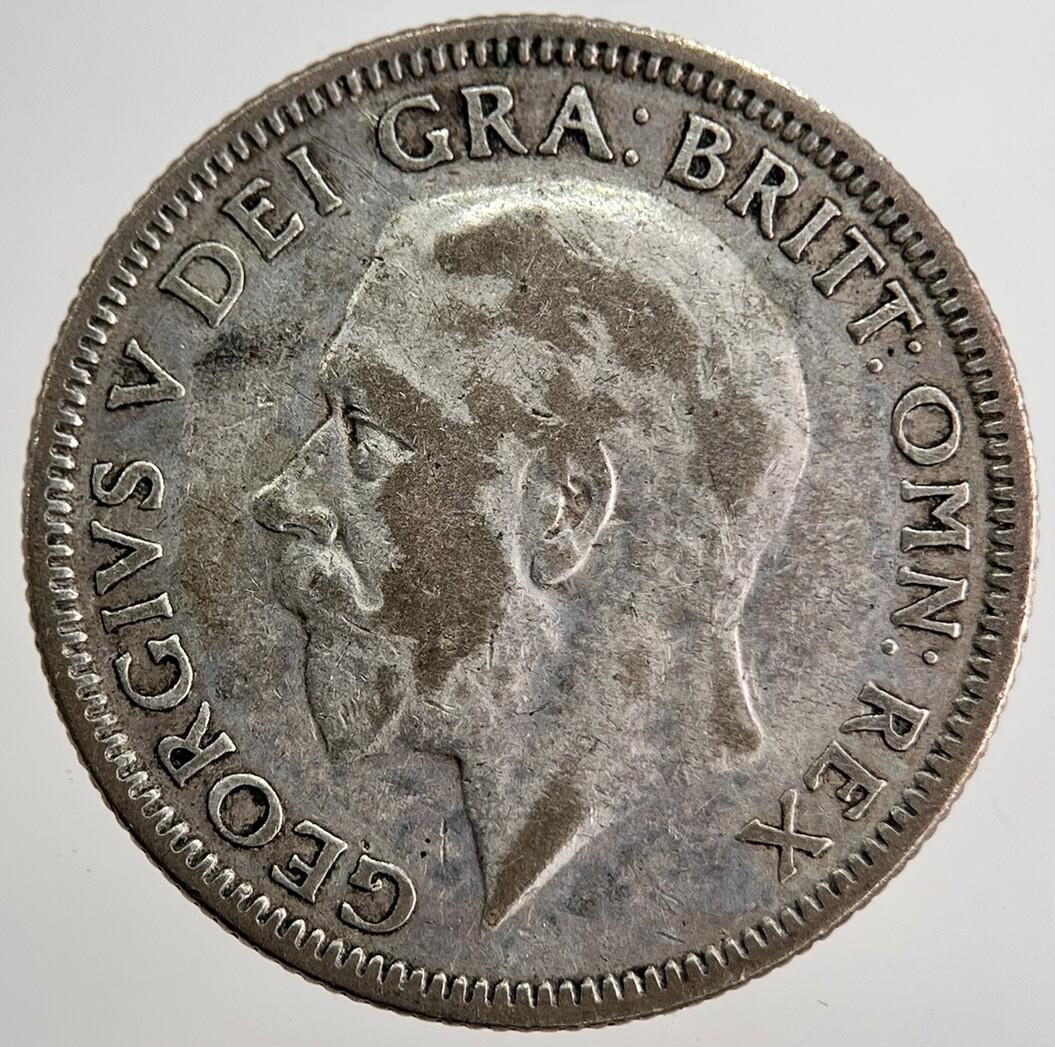 1926 George V Shilling British Silver Coin | Fair Grade | a7285