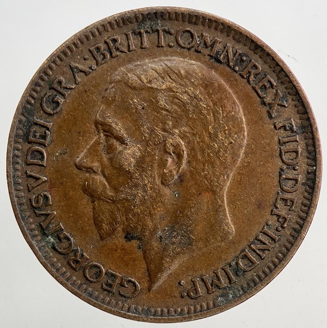 1928 George V Farthing Coin | Fine Collectable Grade