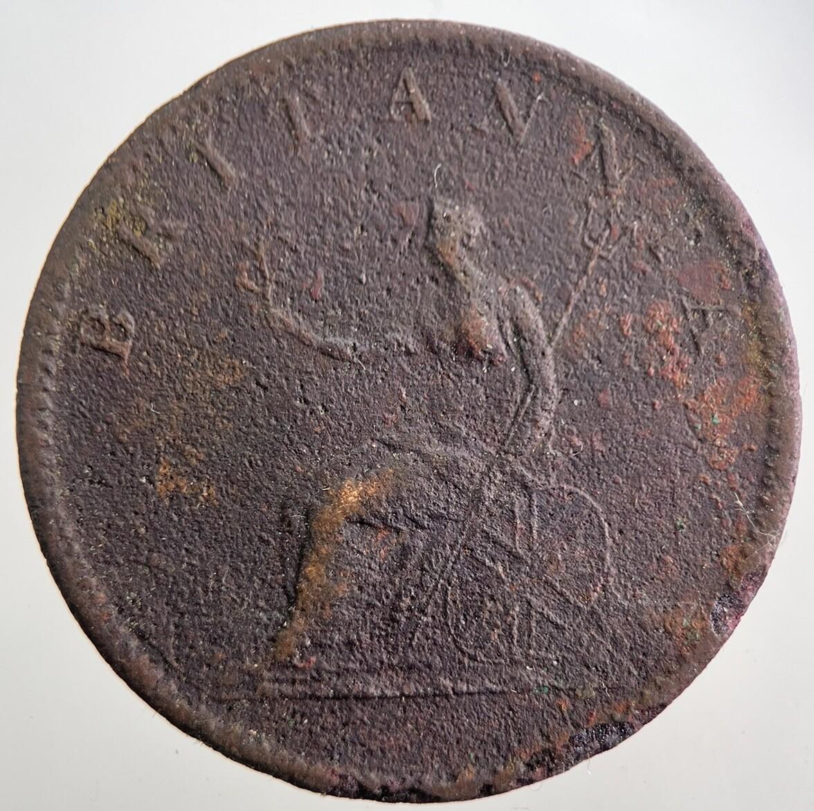 1807 George 3rd III Half-Penny British Coin | Collectable Grade | a7523