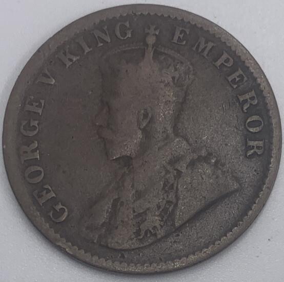 1918 One Quarter Anna India | Indian Copper Coin | Fair Grade | a431