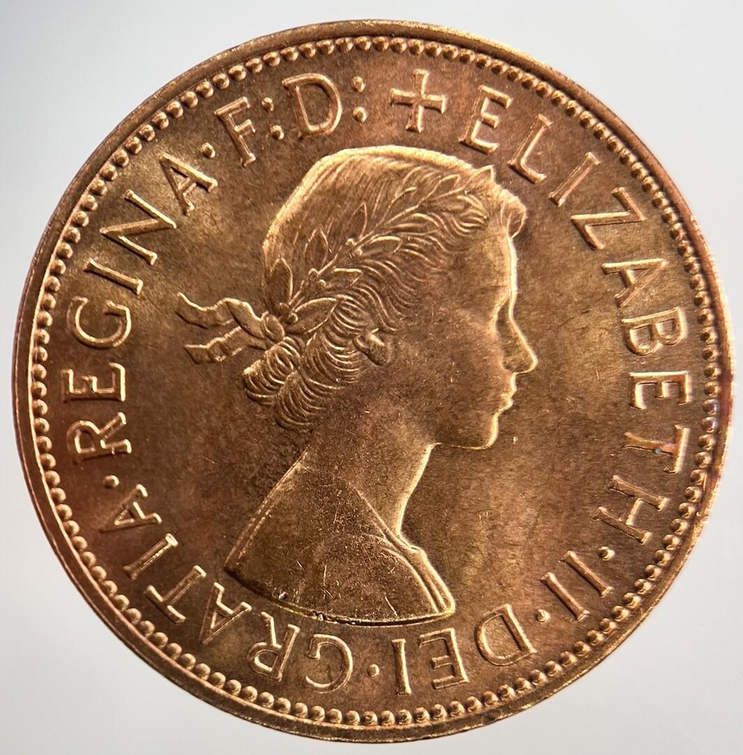 1967 Elizabeth II 2nd One Penny Coin | Very Fine Grade | a6371