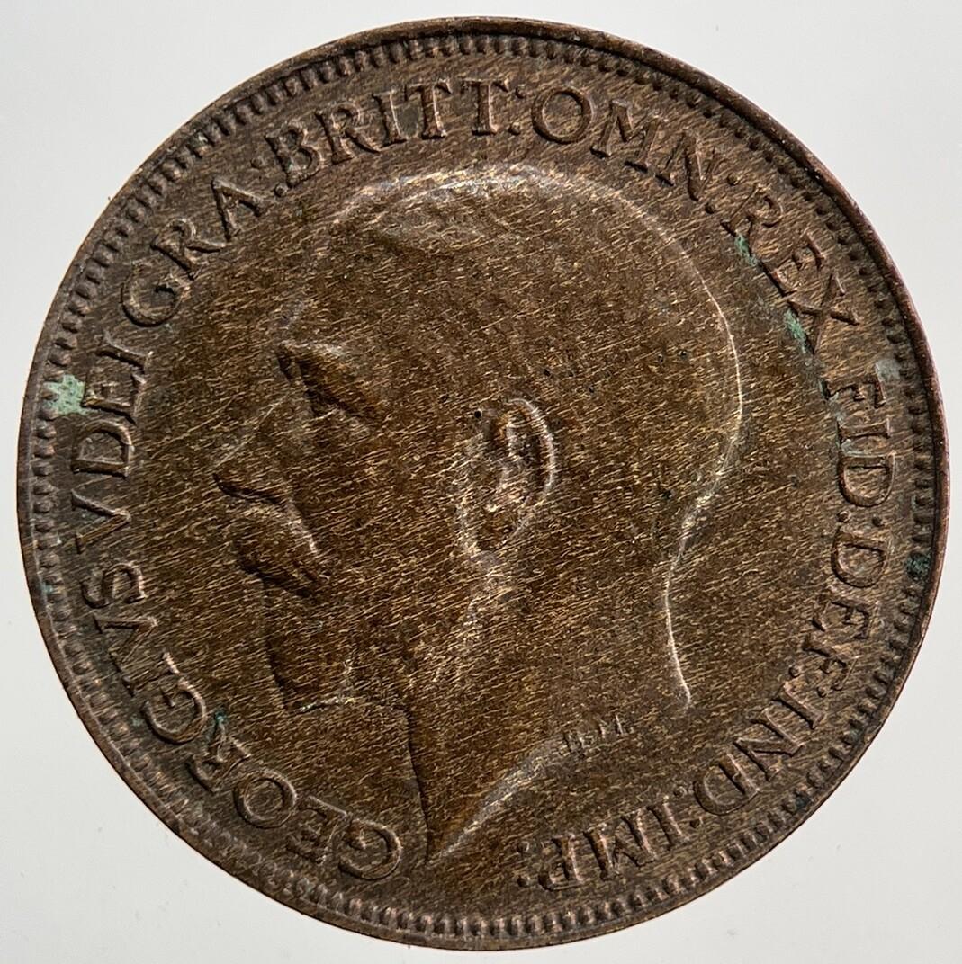 1924 George V Farthing Coin | Fine Collectable Grade