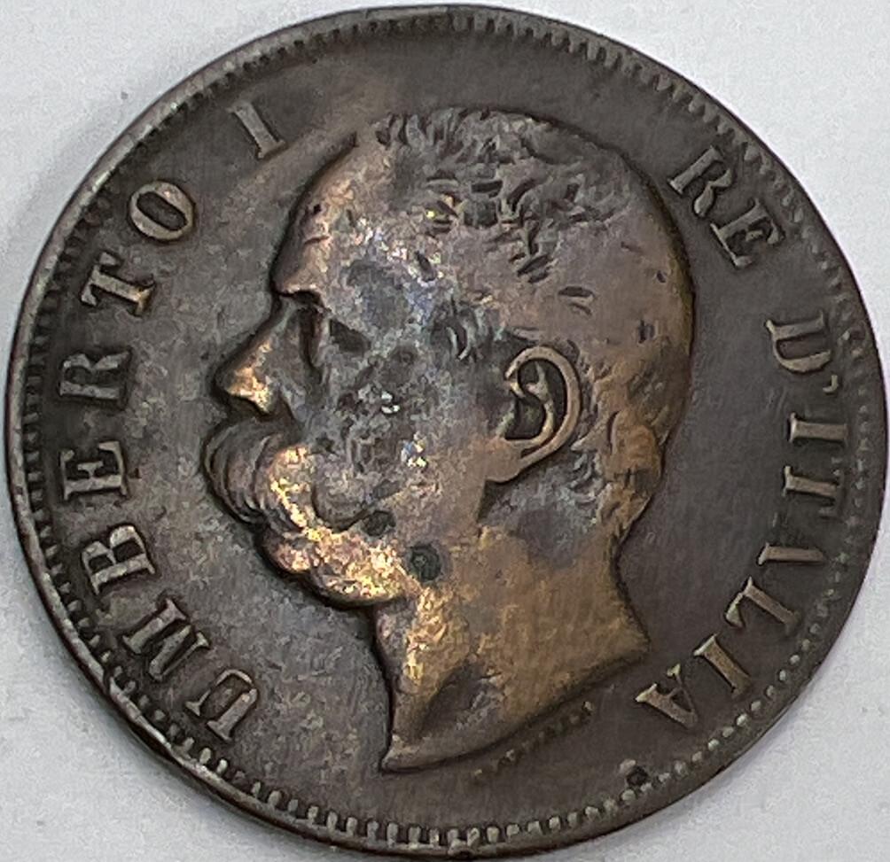1893 10 Centesimi Italy Coin | Fair Grade