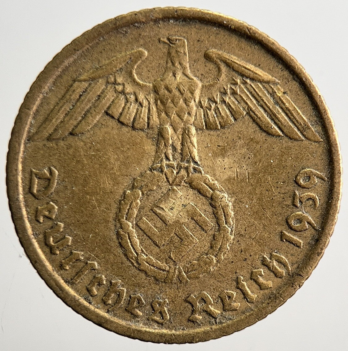 1939-A Germany Nazi 5 Pfennig Coin | Very High Grade | a3115