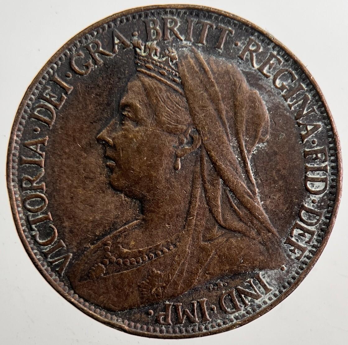 1898 Victoria Farthing Coin | Very High Grade | a7393