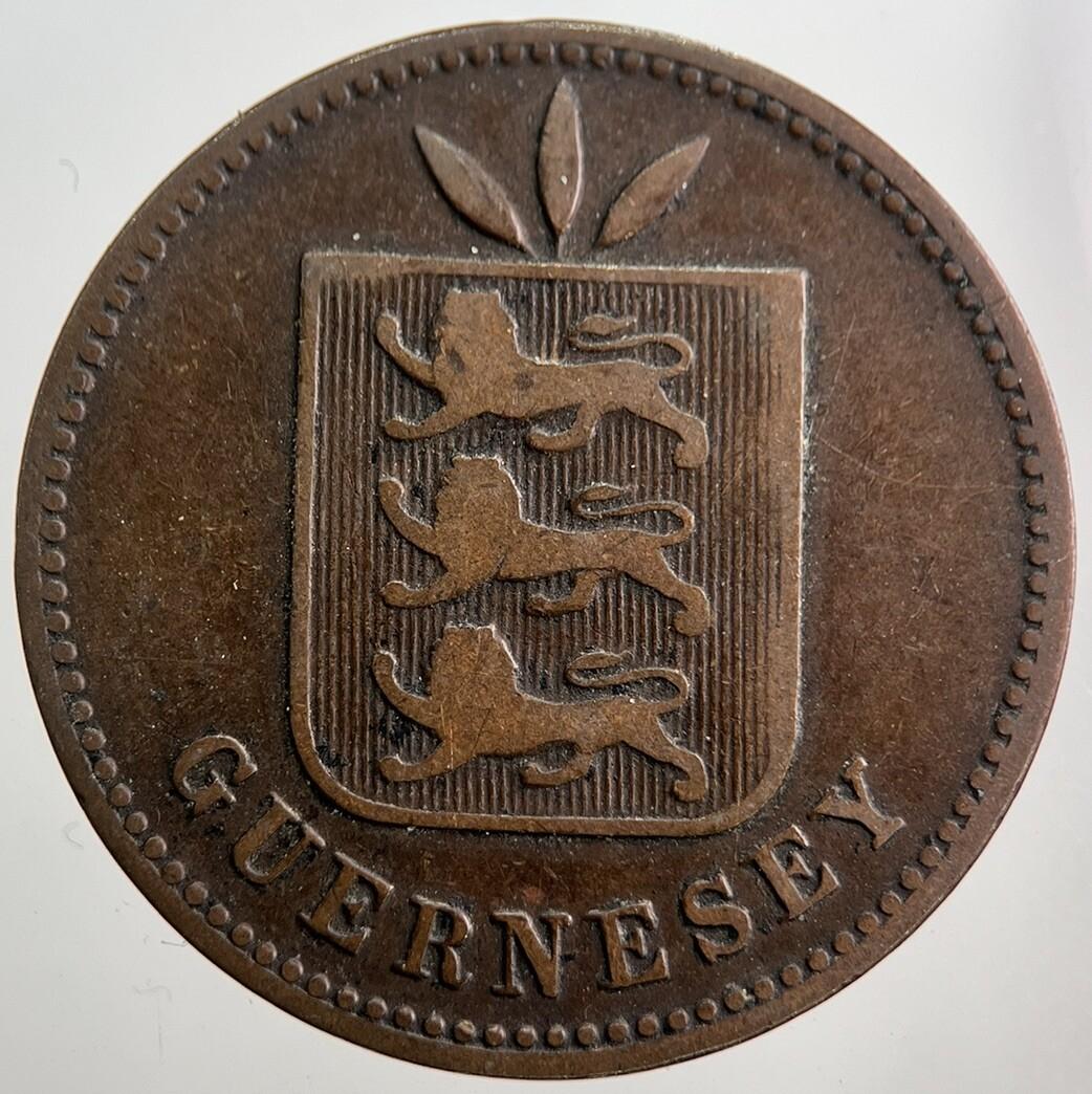 1906 Guernsey 4 Doubles Coin | Collectable Grade | a8039