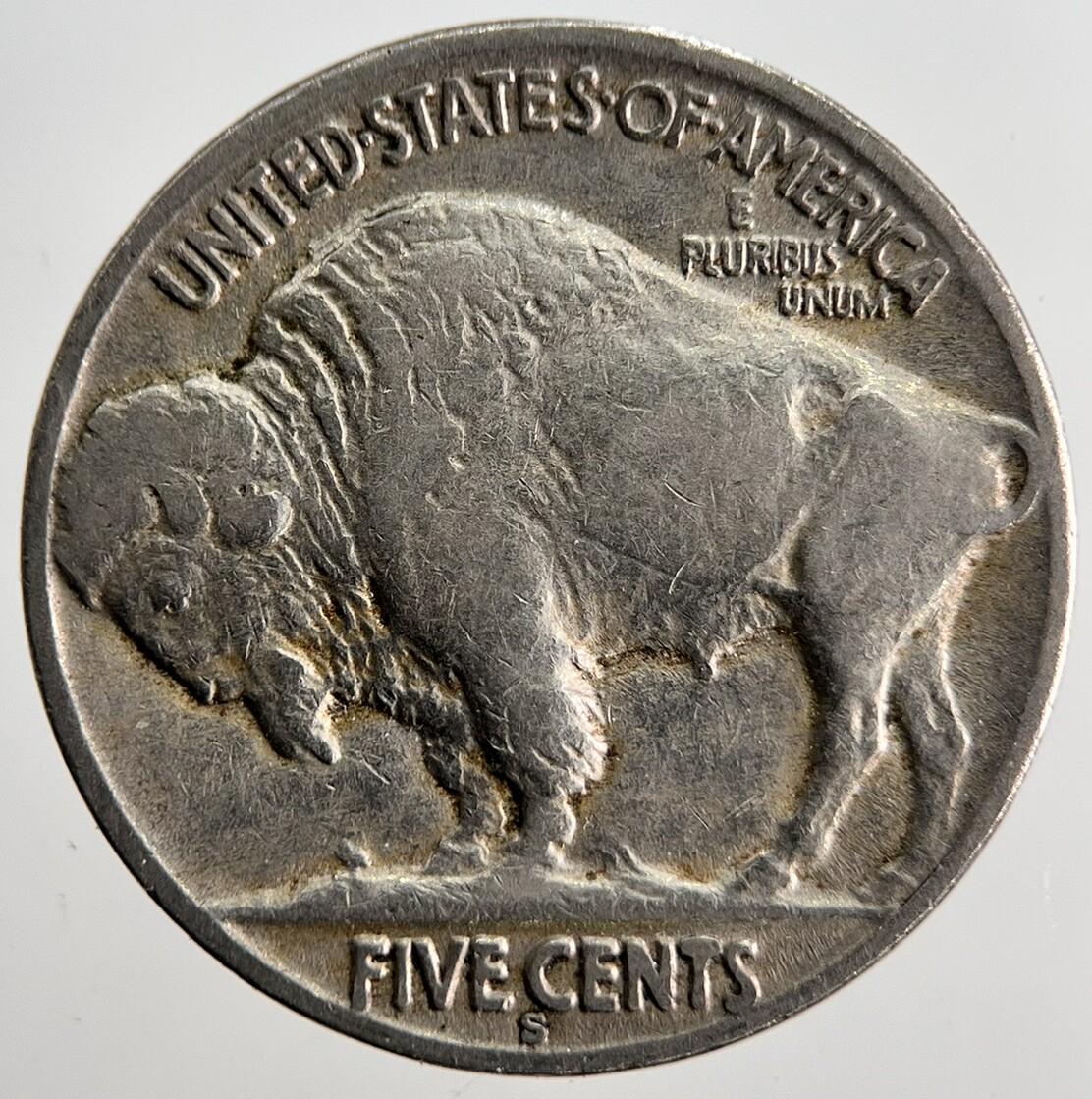 1936-S US USA Buffalo Indian Head Nickel Coin | Collectable Grade | a2524