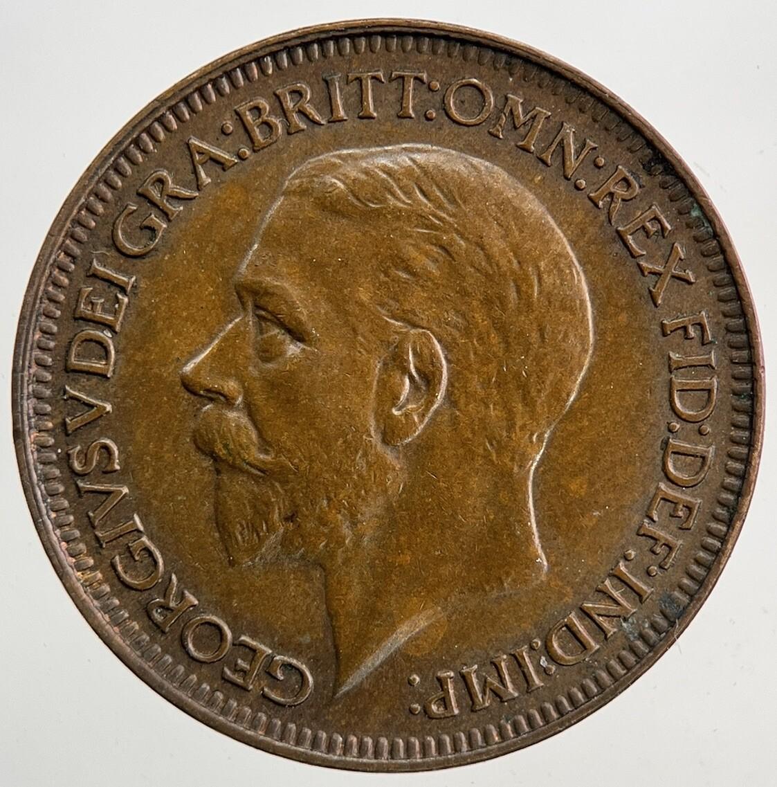 1931 George V Farthing Coin | Very High Grade