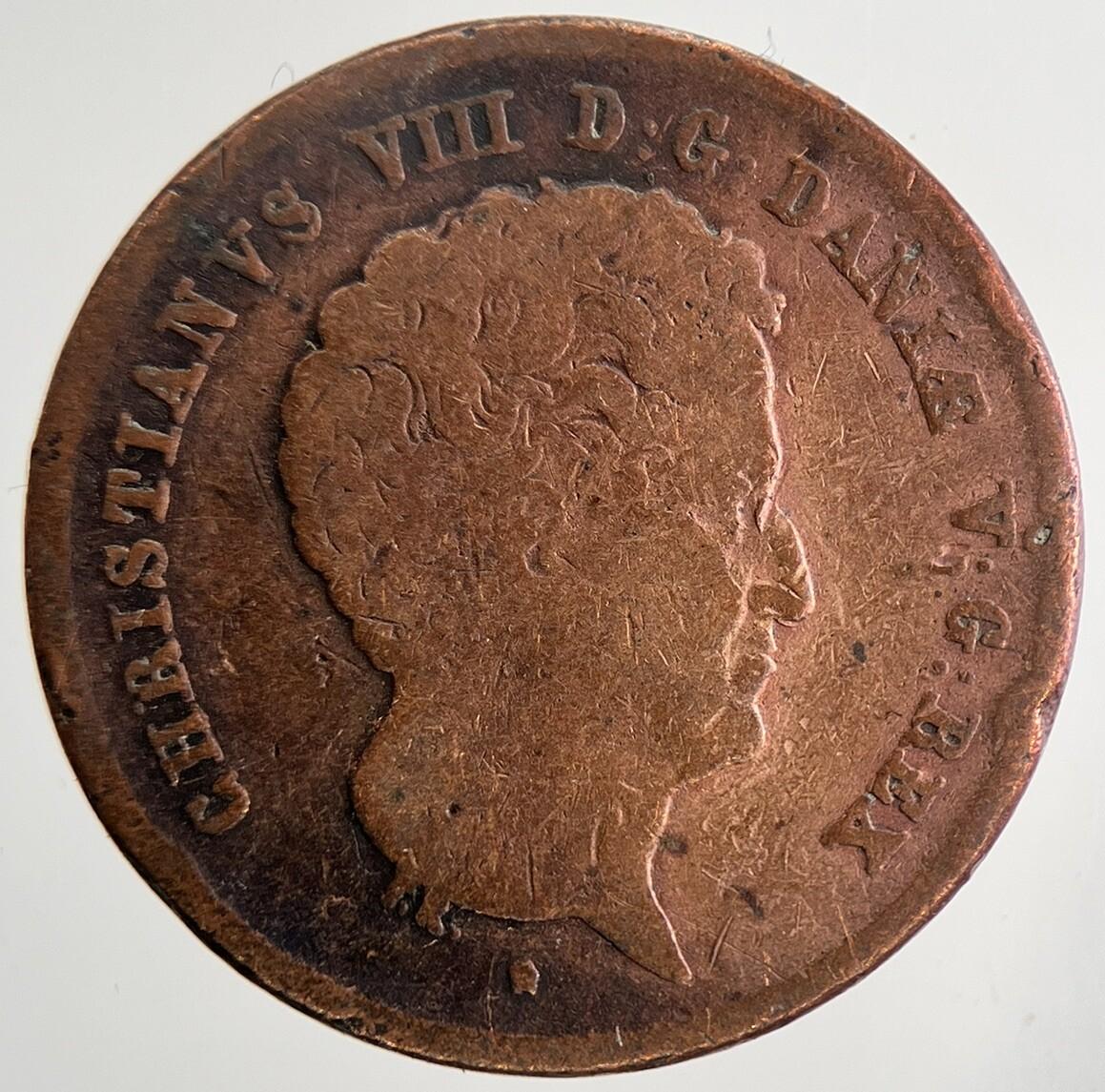 1853 Denmark Rigsbankskilling Frederik VII Coin | Collectable Grade | a8866
