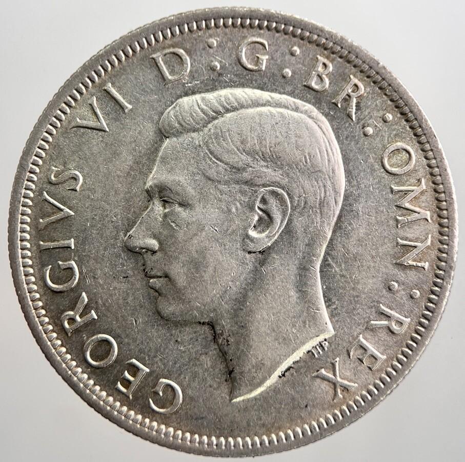 1942 George VI Half-Crown Silver Coin | Fine Collectable Grade | a8070
