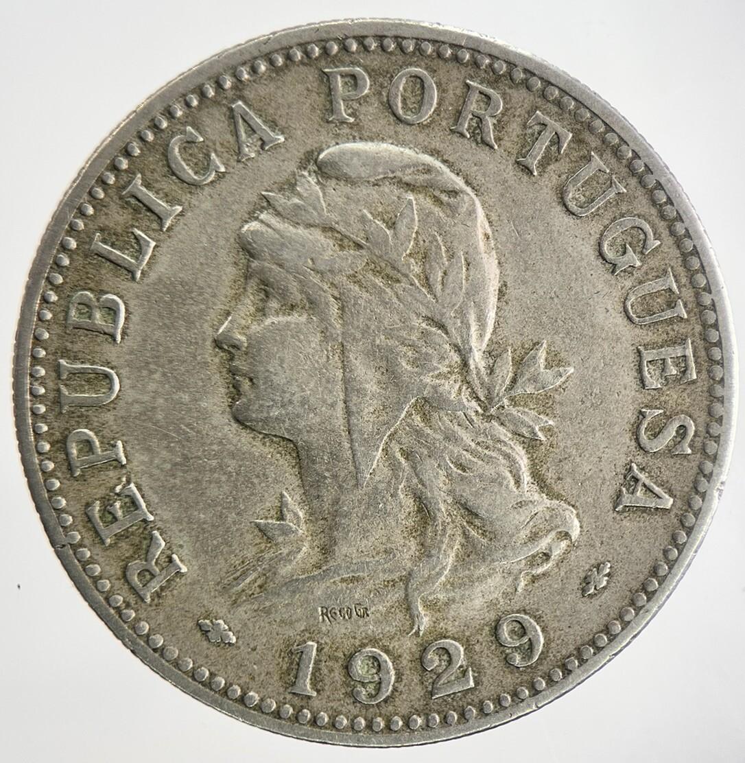 1929 Portugal 50 Centavos Coin | Fine Collectable Grade | a5715