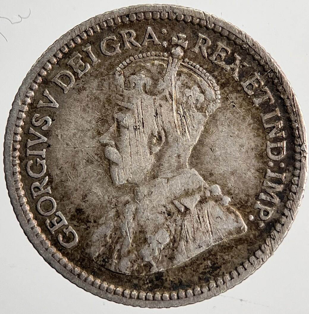 1912 Canada 5 Cents Silver Coin | Fine Collectable Grade | a6387