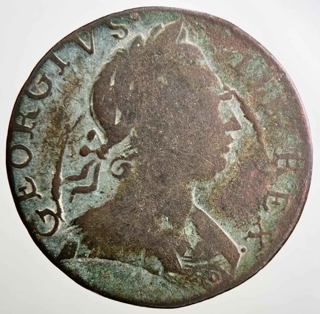 1773 George 3rd III Half-Penny British Coin | Collectable Grade