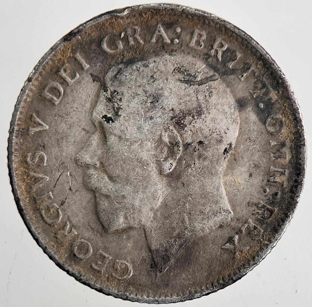 1919 George V Sixpence Silver Coin | Fine Collectable Grade | a9613